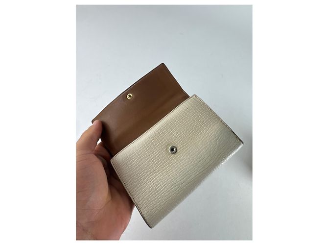Vintage Loewe Madrid Leather Wallet White - view 4