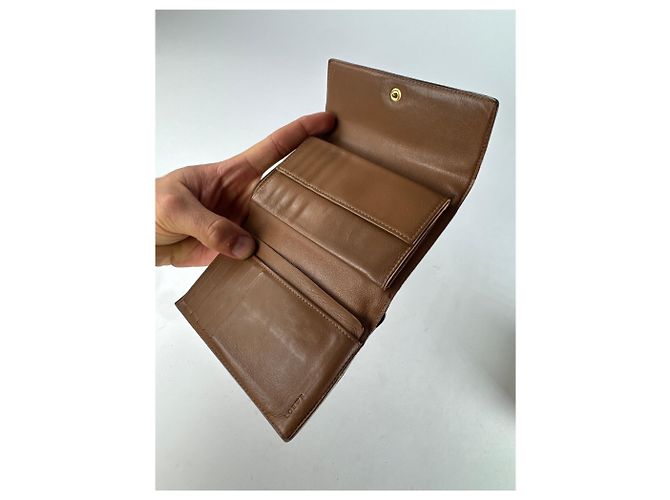 Vintage Loewe Madrid Leather Wallet White - view 5