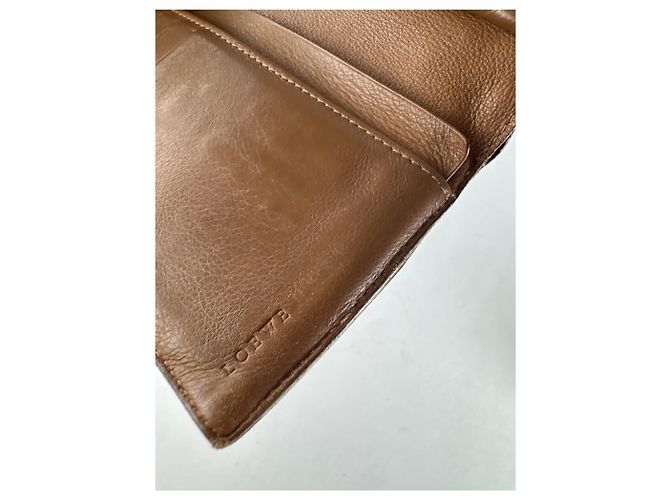 Vintage Loewe Madrid Leather Wallet White - view 6