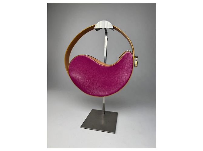 Vintage Etro abstrakte Handtasche lila braun - Ansicht 2