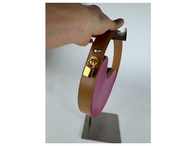Vintage Etro abstrakte Handtasche lila braun - Ansicht 3