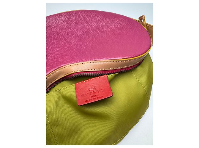Vintage Etro abstrakte Handtasche lila braun - Ansicht 8