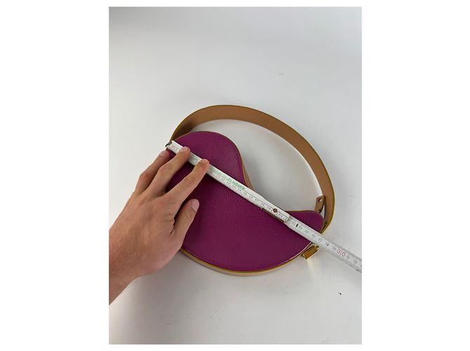 Vintage Etro abstrakte Handtasche lila braun - Ansicht 9