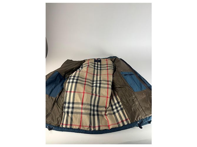 Giacca Puffer Vintage Burberry Blu M/L - vista 11
