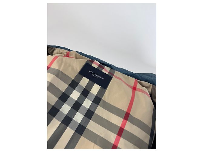 Giacca Puffer Vintage Burberry Blu M/L - vista 12