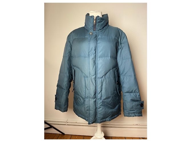 Giacca Puffer Vintage Burberry Blu M/L - vista 15