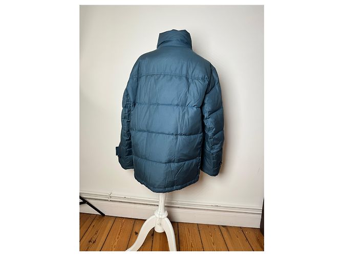 Giacca Puffer Vintage Burberry Blu M/L - vista 3