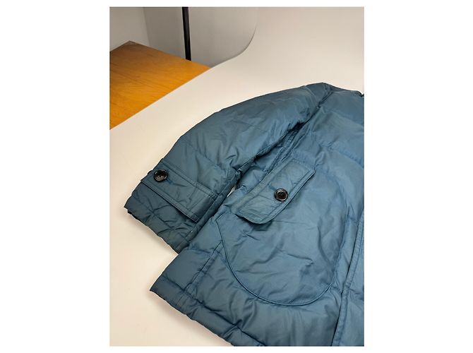 Giacca Puffer Vintage Burberry Blu M/L - vista 6