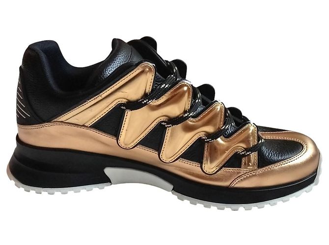 Sneakers Louis Vuitton Zig Zag da Uomo Nero - vista 3