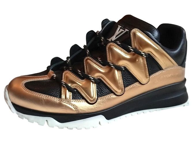Sneakers Louis Vuitton Zig Zag da Uomo Nero - vista 4