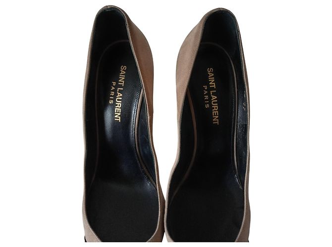 Scarpe Saint Laurent Beige - vista 14