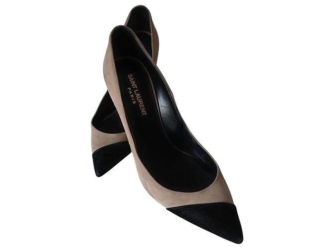Scarpe Saint Laurent Beige - vista 2