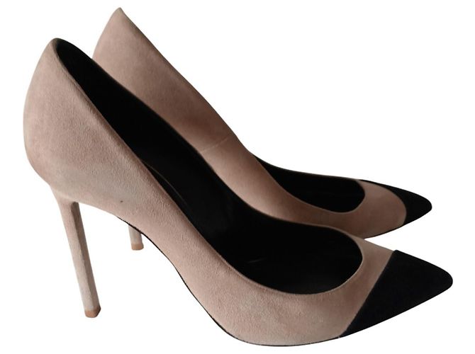 Scarpe Saint Laurent Beige - vista 4