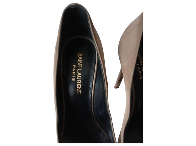 Scarpe Saint Laurent Beige - vista 7