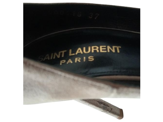 Scarpe Saint Laurent Beige - vista 9