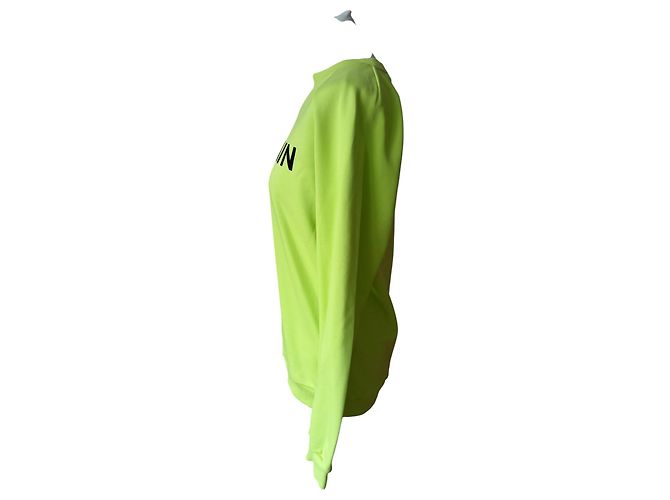 Moletom Balmain Verde Neon Algodão - vista 3