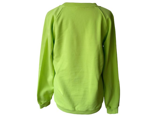 Moletom Balmain Verde Neon Algodão - vista 4