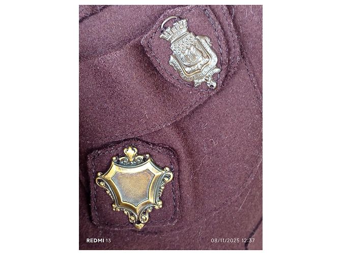 Giacca Miu Miu marrone in lana e nylon - vista 13