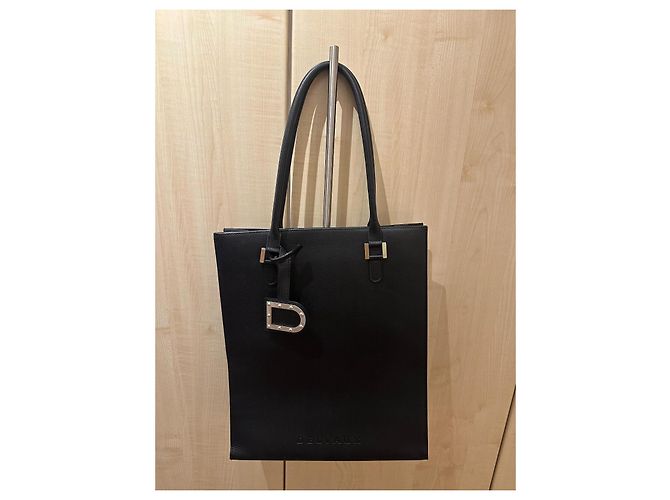 Delvaux Le Jeff Tote Bag Leder Schwarz - Ansicht 6