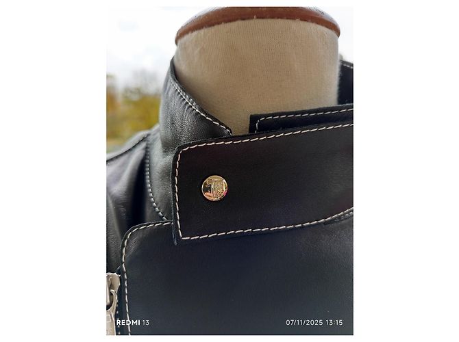 Tod's Lederjacke im Biker-Stil Schwarz - Ansicht 6