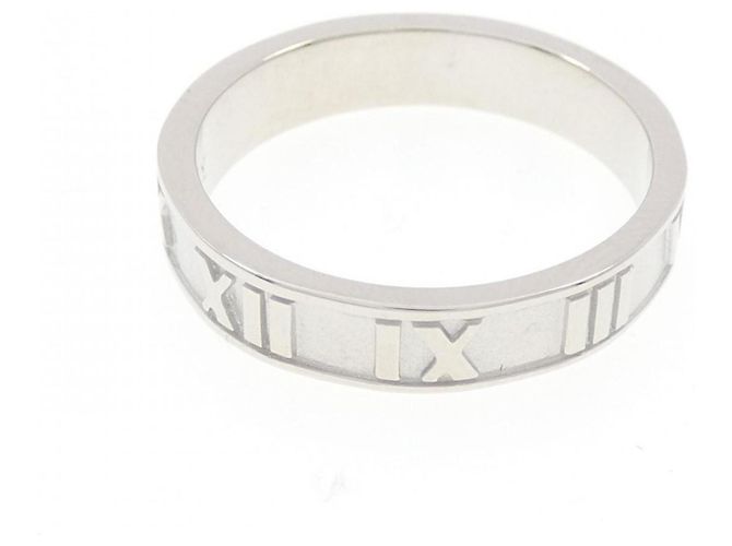 Tiffany & Co Anello Tiffany Atlas in oro bianco 18K - vista 2