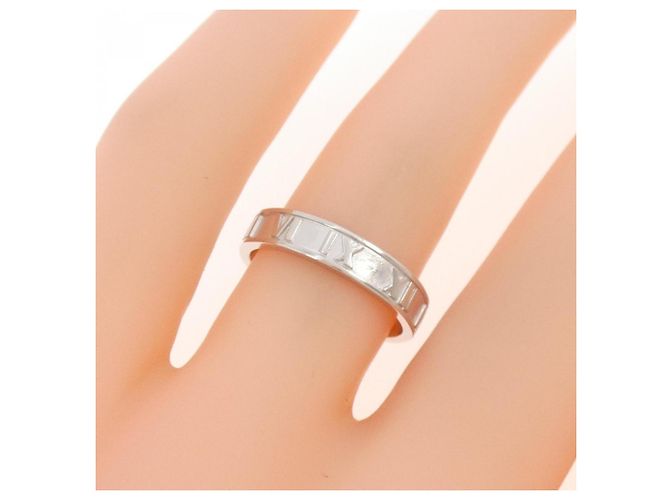 Tiffany & Co Anello Tiffany Atlas in oro bianco 18K - vista 4