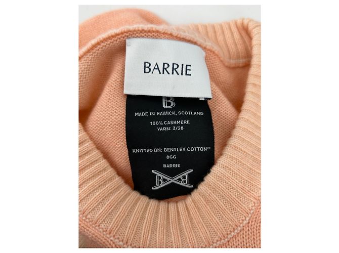 Barrie Pull en cachemire orange - view 5