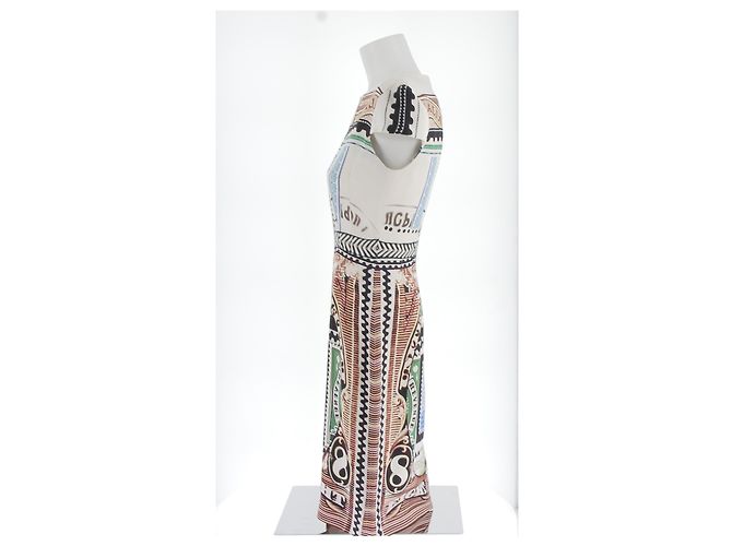 Mary Katrantzou Bedrucktes Kleid aus Polyester Mehrfarben - Ansicht 4