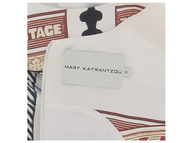 Mary Katrantzou Bedrucktes Kleid aus Polyester Mehrfarben - Ansicht 5