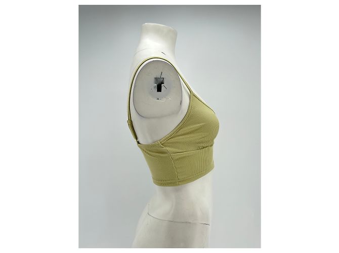 Autre Marque Top corta verde con spalline CIDER XS - vista 3