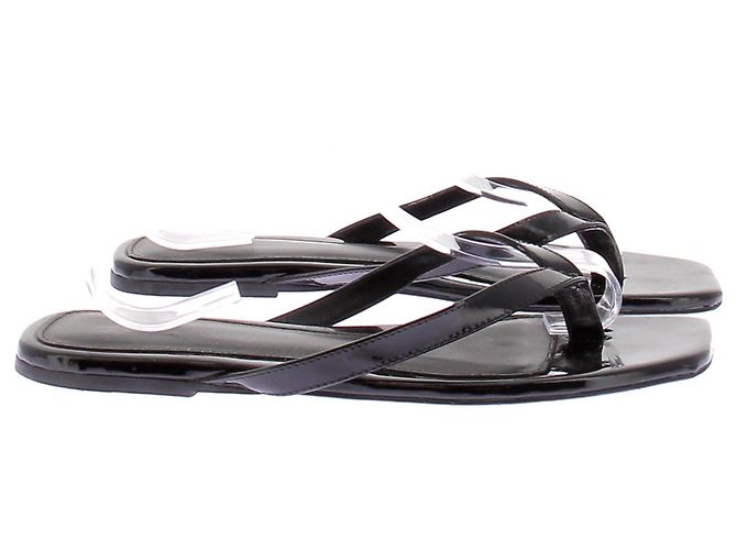 Sandali Totême in pelle nera Nero - vista 3