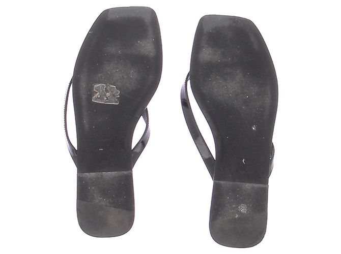 Sandali Totême in pelle nera Nero - vista 7