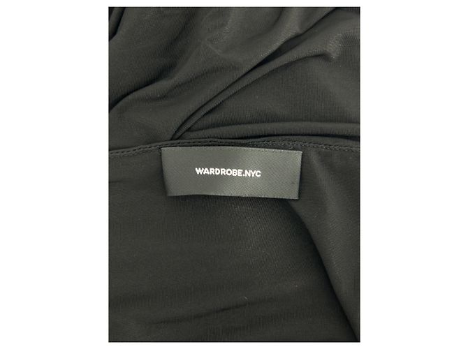 Autre Marque Vestido midi negro plisado WARDROBE NYC - vista 5