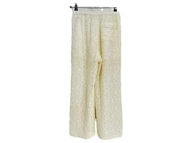 Autre Marque Weiße Spitzenhose - Ansicht 2