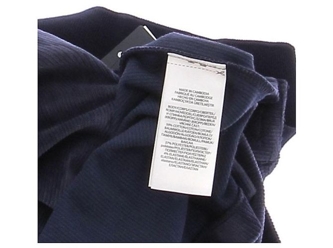 Polo Ralph Lauren Polo marine en velours Navy blue - view 6
