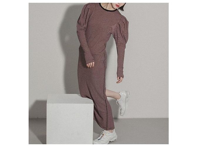 Autre Marque Vestido de algodón puff onepiece Miller × URBAN RESEARCH BUYERS SELECT Roja - vista 3