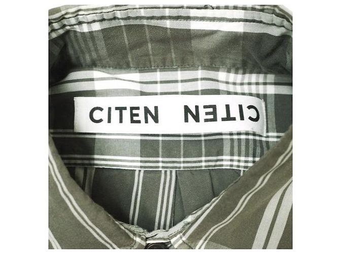 Autre Marque CAMICIA STANDARD CITEN Camicia di cotone Grigio - vista 4