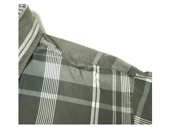 Autre Marque CAMICIA STANDARD CITEN Camicia di cotone Grigio - vista 6
