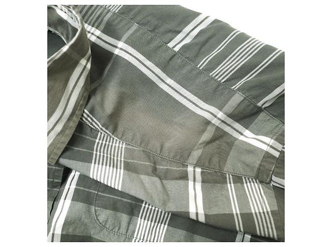 Autre Marque CAMICIA STANDARD CITEN Camicia di cotone Grigio - vista 7