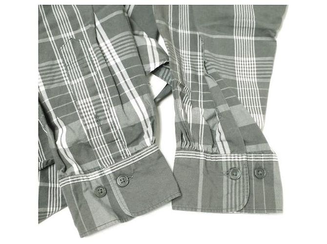 Autre Marque CAMICIA STANDARD CITEN Camicia di cotone Grigio - vista 9