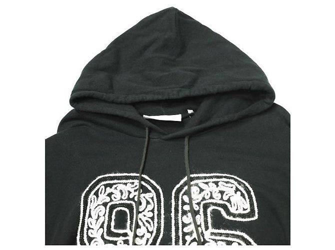 Autre Marque Sweater aus bestickter Baumwolle CORD EMBROIDERED H Schwarz - Ansicht 4