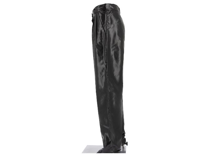 Calças de verniz preto Coperni - vista 4