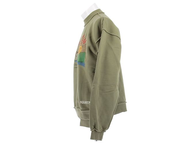 Autre Marque Felpa in cotone kaki Cherry M Cachi - vista 4