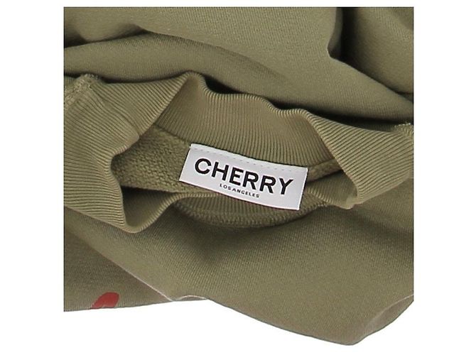 Autre Marque Felpa in cotone kaki Cherry M Cachi - vista 5