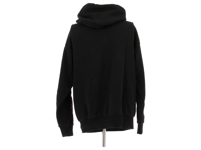 Autre Marque ARIES Kapuzenpullover schwarz mit mehrfarbigem Logo - Ansicht 2