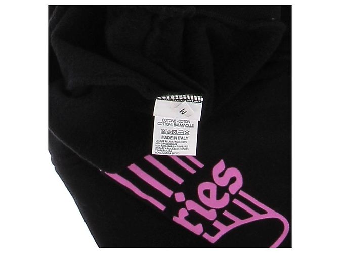 Autre Marque ARIES Kapuzenpullover schwarz mit mehrfarbigem Logo - Ansicht 6