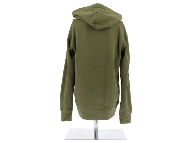 Sudadera con capucha Loewe caqui con logo - vista 2