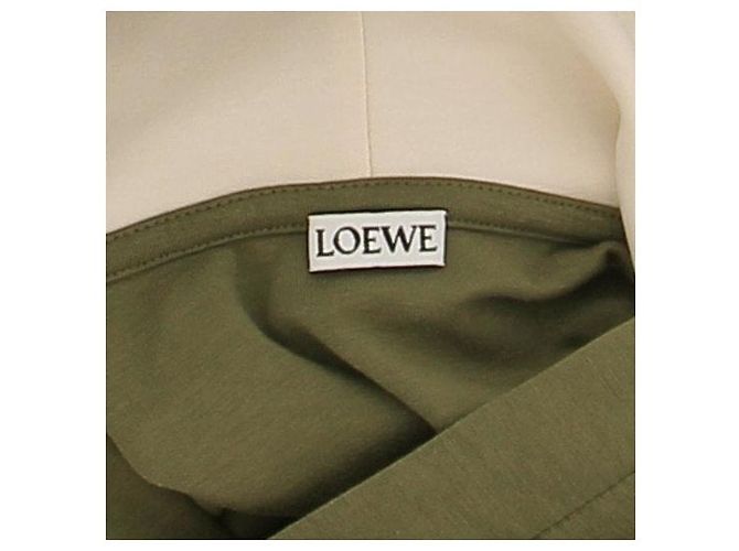 Sudadera con capucha Loewe caqui con logo - vista 6