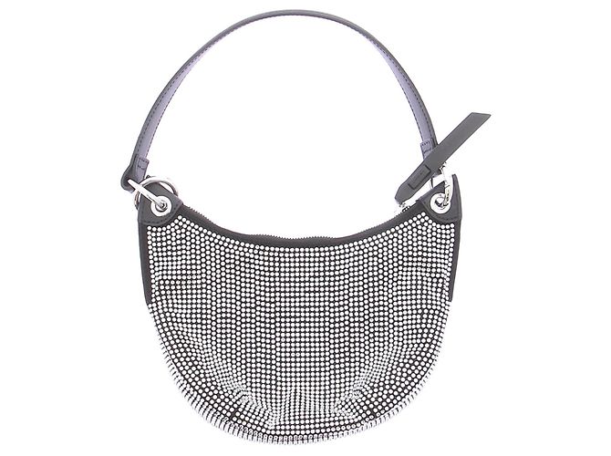 Ba&Sh Borsa a mano con strass "Swing" Argento - vista 2