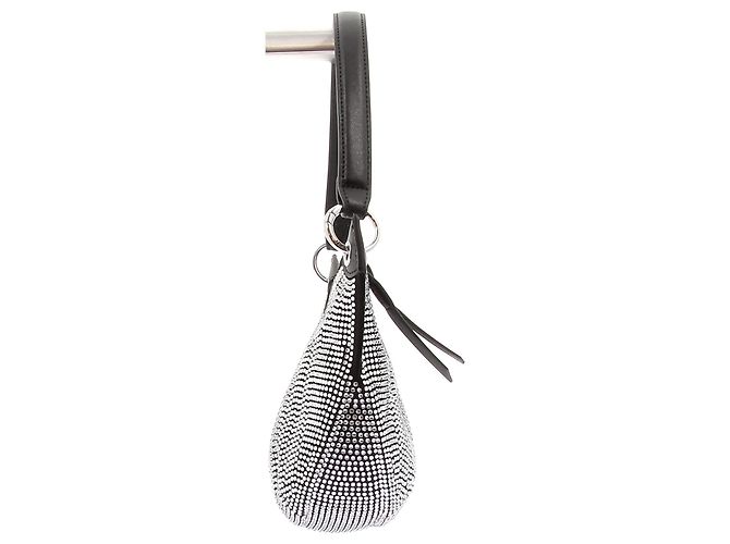 Ba&Sh Borsa a mano con strass "Swing" Argento - vista 3
